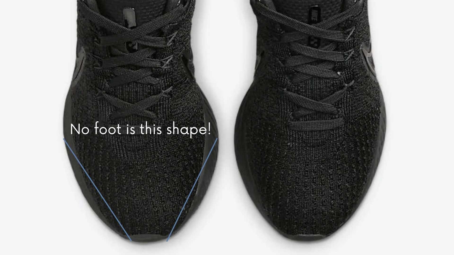 Nike toe box